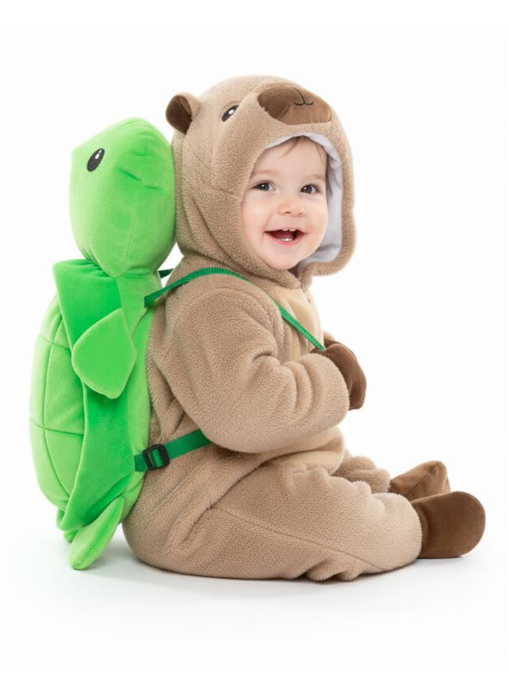 Disfraz Bebe Capibara Mochila De Tortuga img #1