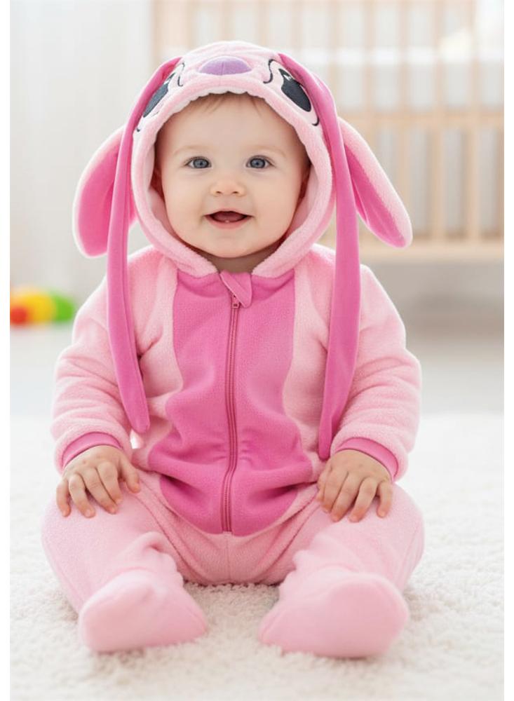 Disfraz Bebe Angel (Stitch Rosa) 2 Piezas img #1