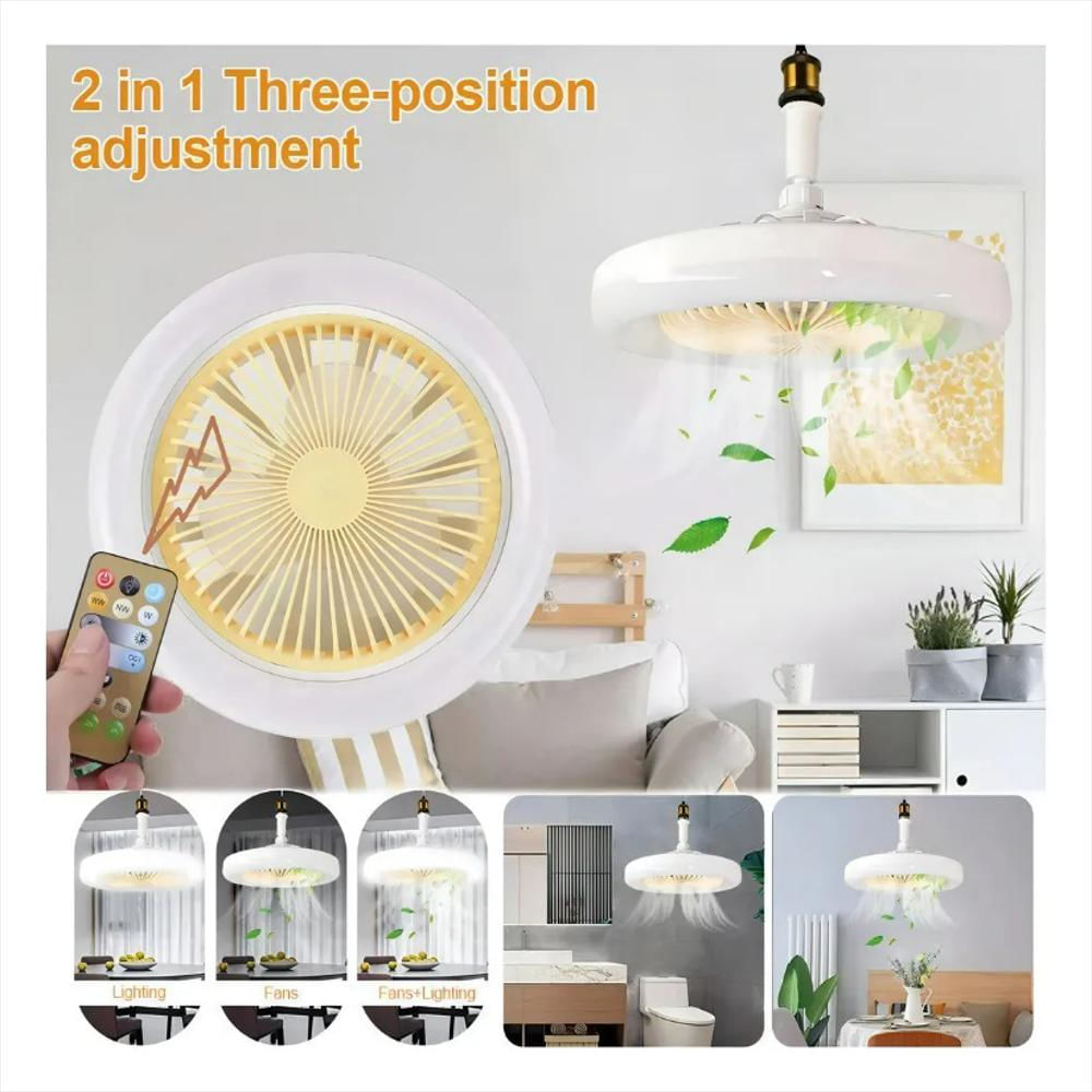 Ventilador De Techo Aire Luz Led Con Control 2 En 1 img #4