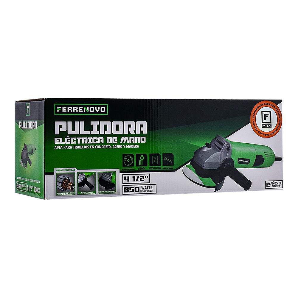 Pulidora  4 1/2 850W FERRENOVO FN23025 img #7