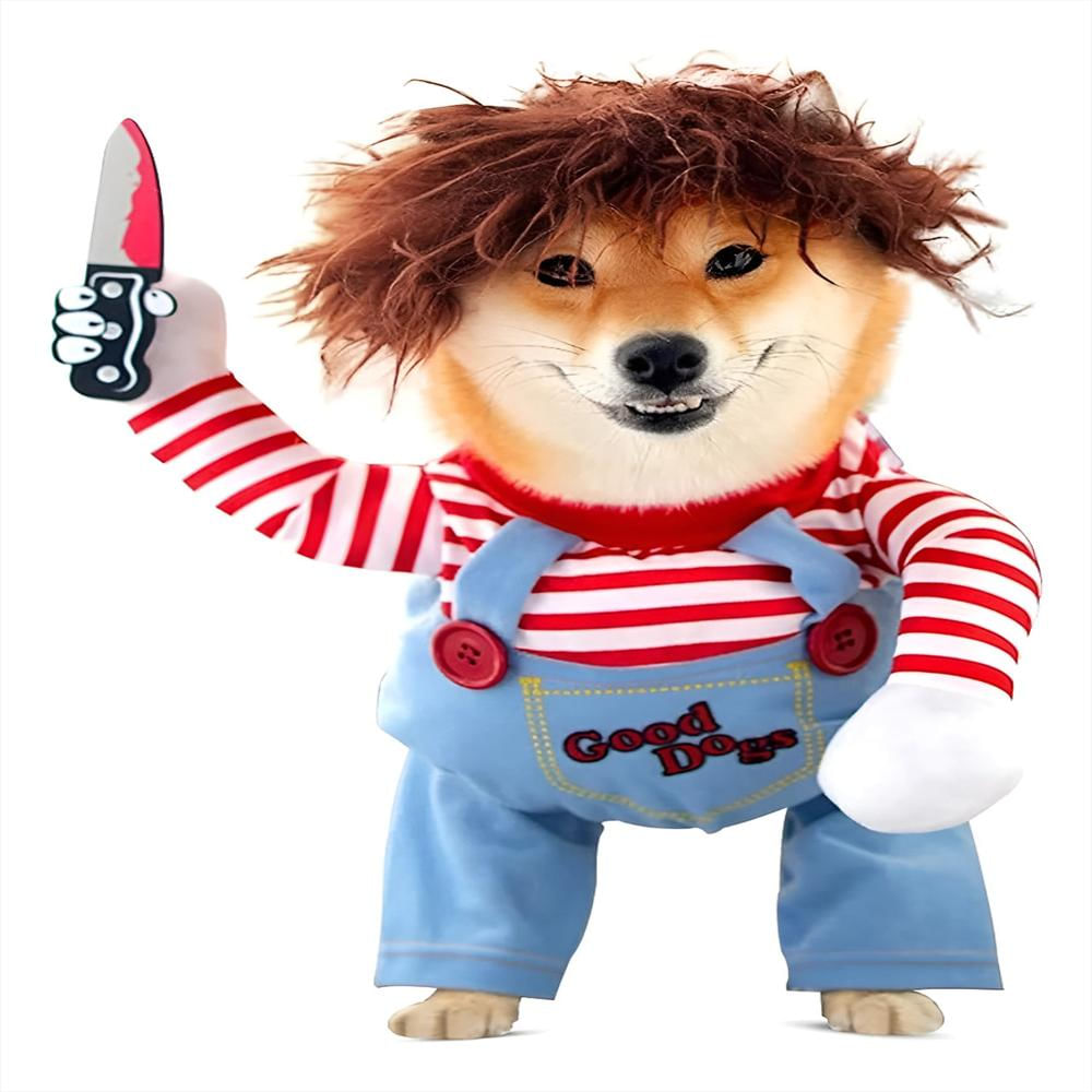 Disfraz Chucky Para Perros Y Gatos Halloween img #1