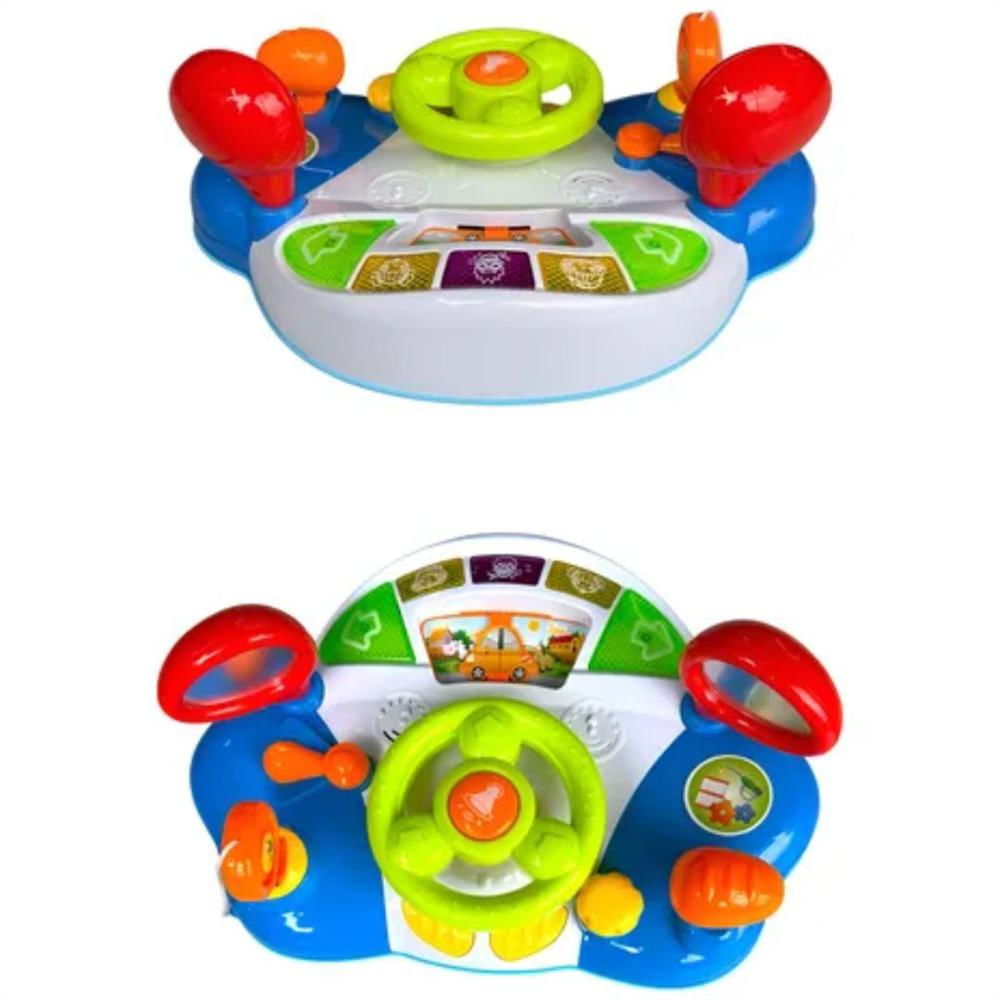 Juguete Volante Interactivo Para Bebe Timón Luces Y Sonidos img #3