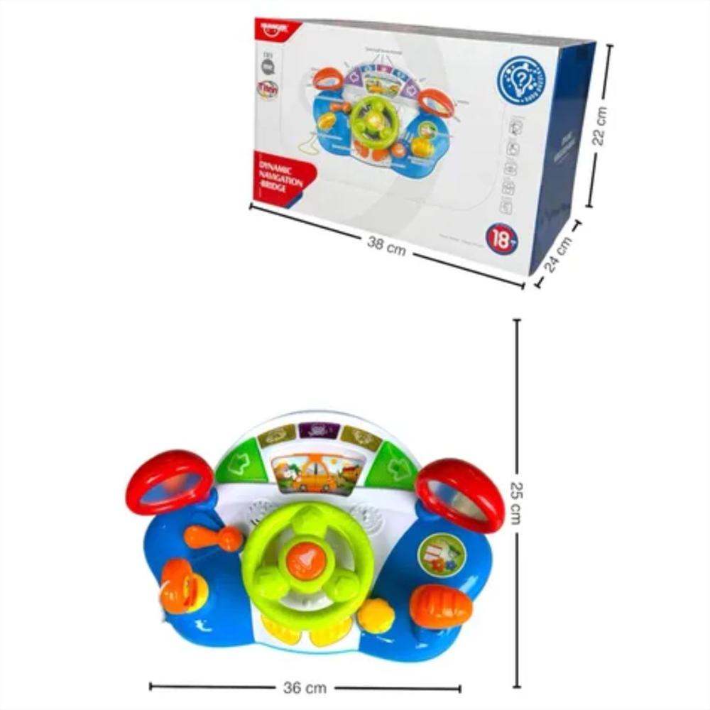 Juguete Volante Interactivo Para Bebe Timón Luces Y Sonidos img #5