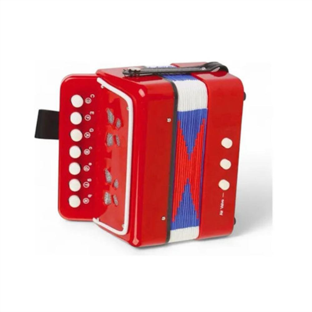 Acordeón Musical Infantil Vallenato Niños Rojo img #4