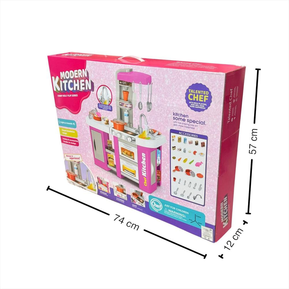 Cocina Infantil Con Agua Real Y 53 Accesorios img #4