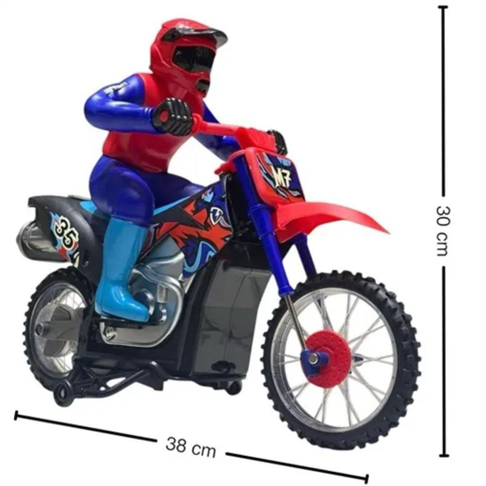 Moto A Control Remoto Con Humo Y Giros 360° Recargable. img #4