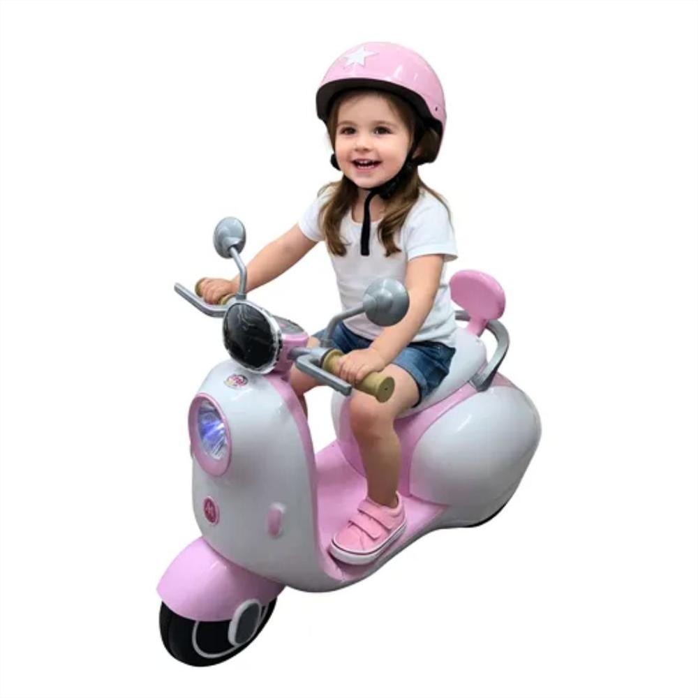 Moto Eléctrica Infantil Tipo Vespa img #1