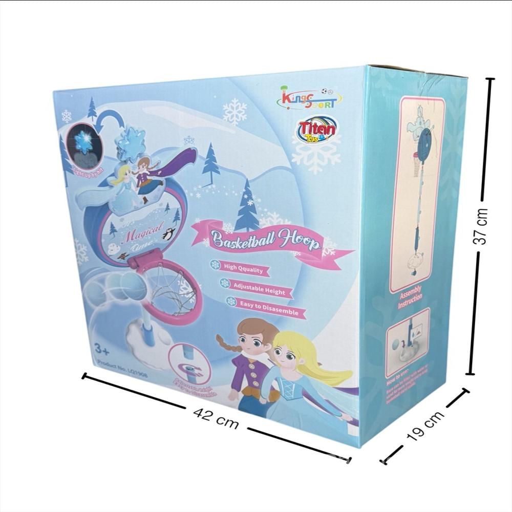 Tablero Baloncesto Infantil Frozen Con Luz img #3