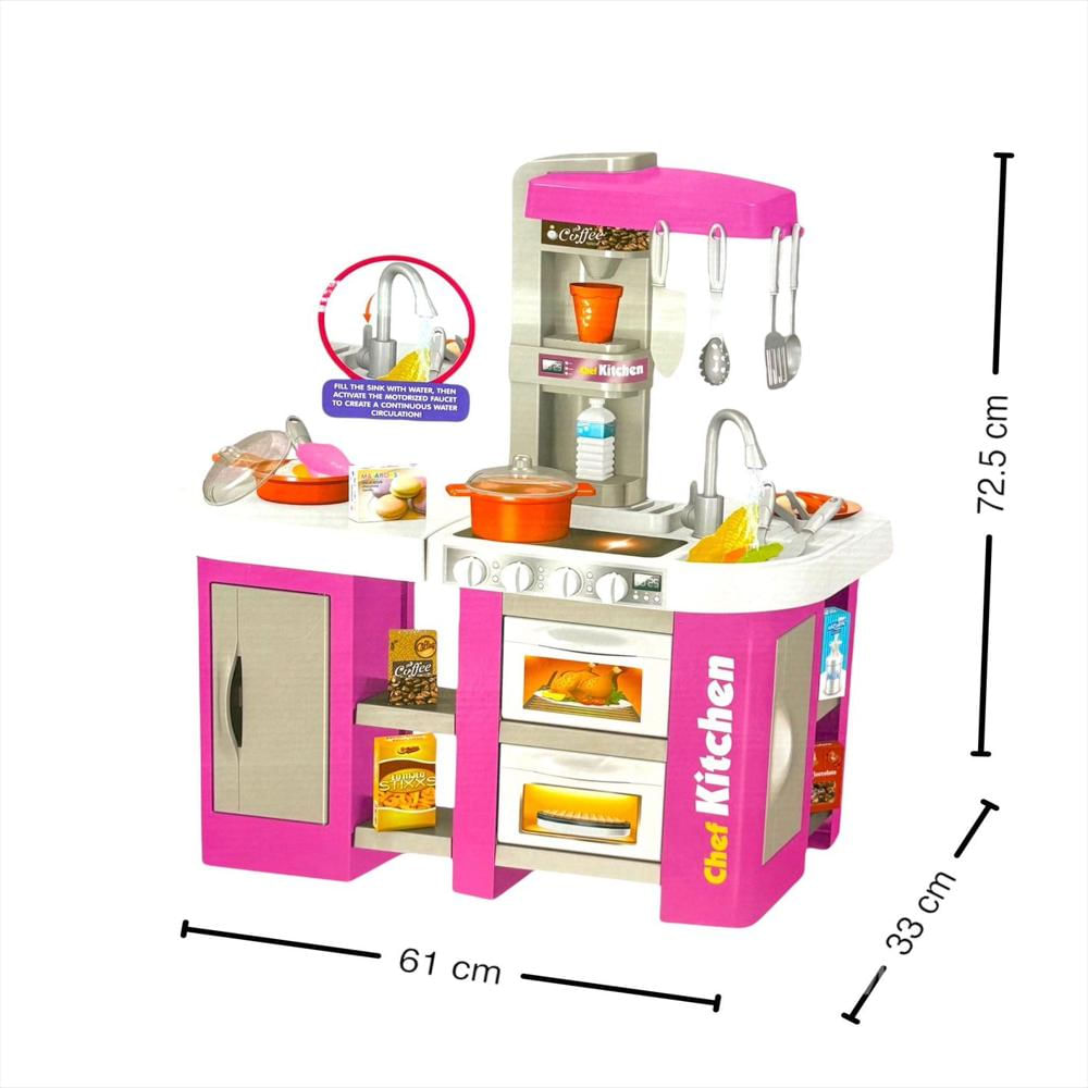 Cocina Infantil Con Agua Real Y 53 Accesorios img #4