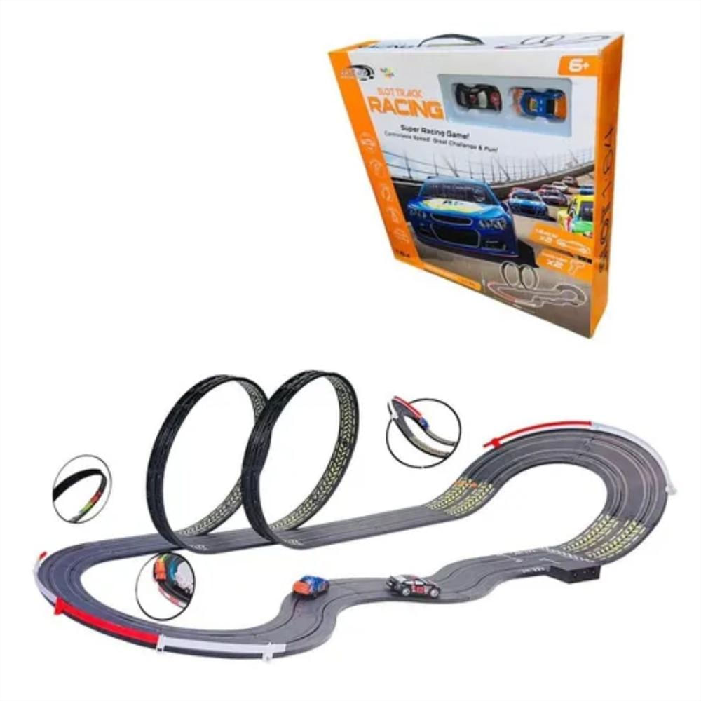 Pista Eléctrica De 506 Cm Con 2 Vehículos img #1