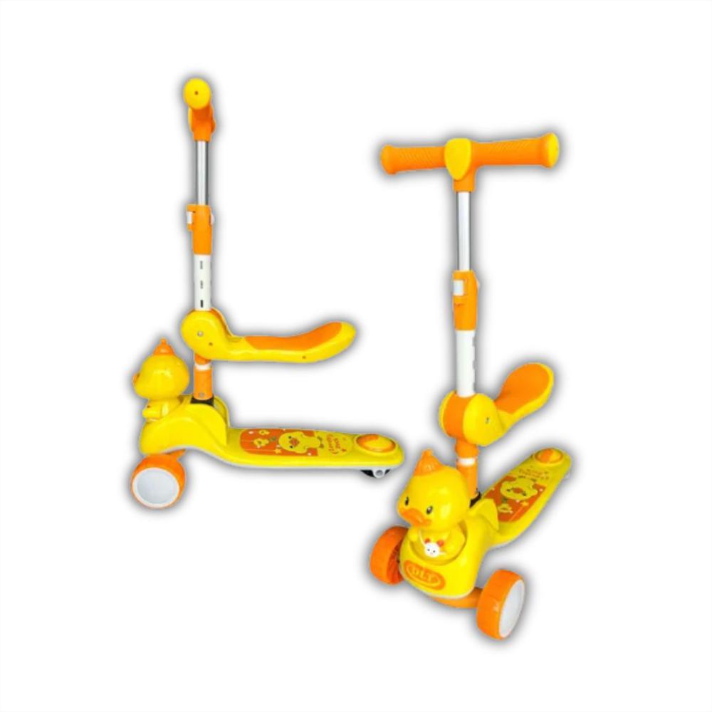 Patineta Scooter Monopatín Con Silla Con Luces Led Y Sonido img #1