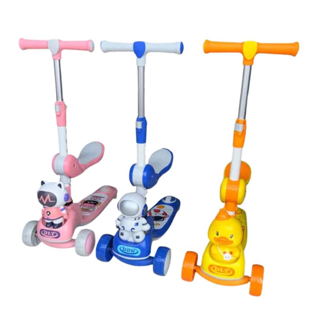 Patineta Scooter Monopatín Con Silla Con Luces Led Y Sonido img #2