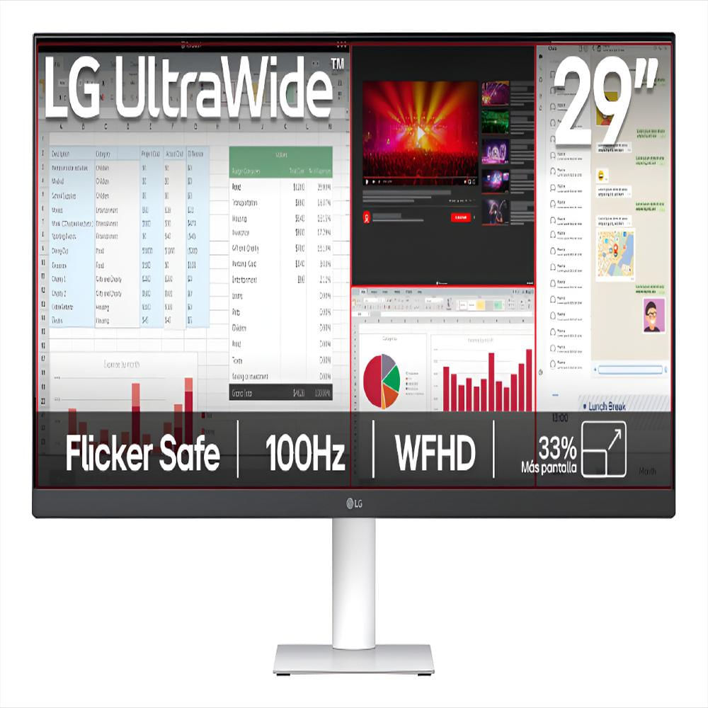 Monitor Lg 29 Pulgadas 29U531a Ultrawide Wfhd Plano Blanco img #1