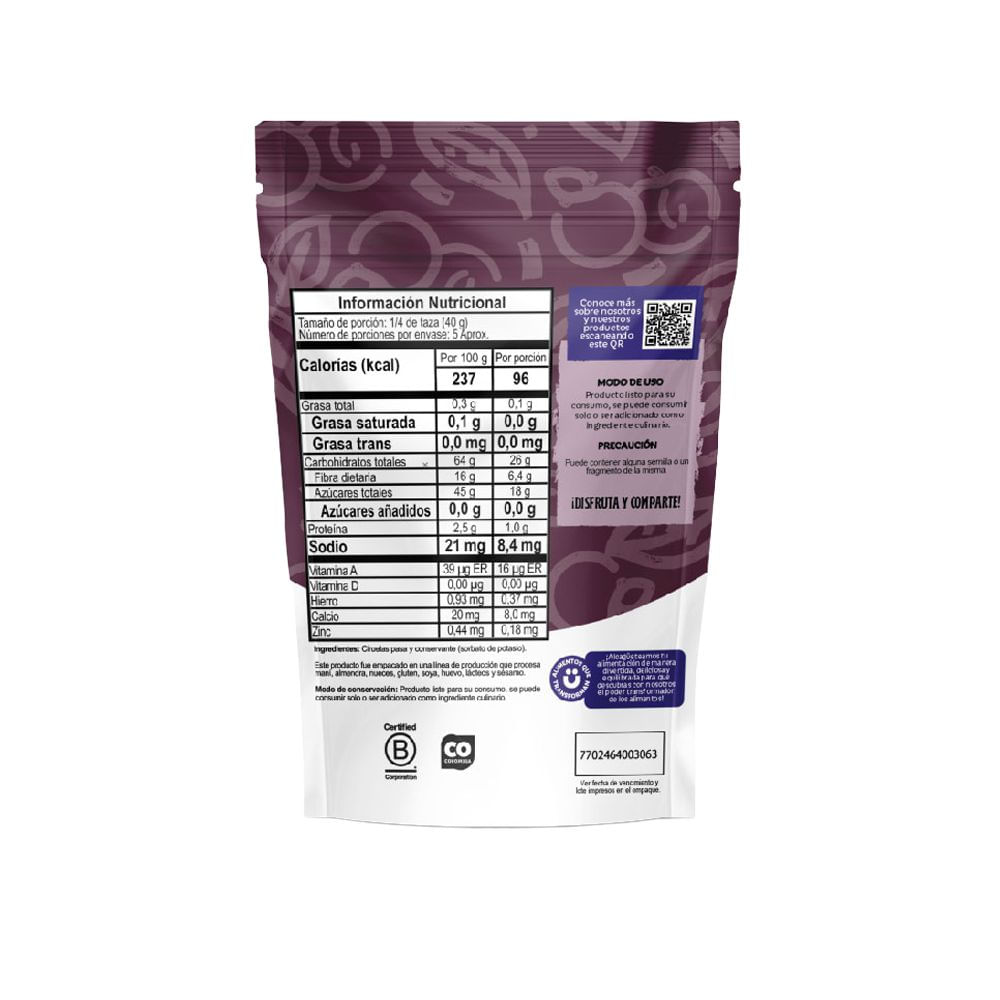 Ciruelas pasas ALCAGUETE despensa (200  gr) img #2