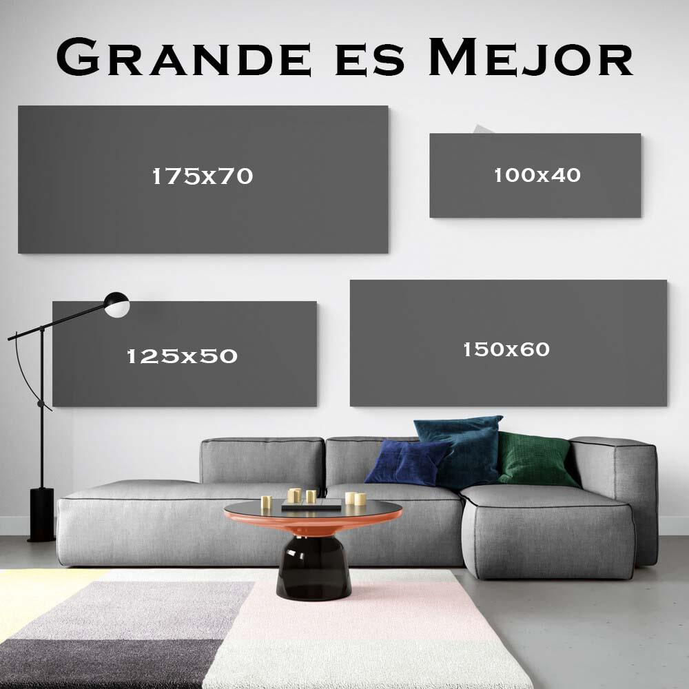 Cuadro En Lienzo Moderno Salas Abstracto 405 175X70cm img #2