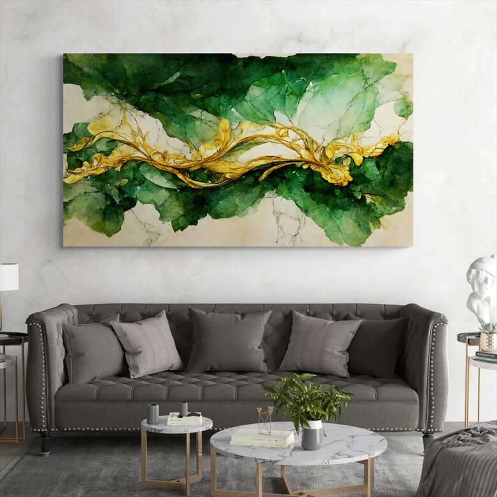 Cuadro Lizo Moderno Salas Abstracto Colores 244 150X85cm img #1