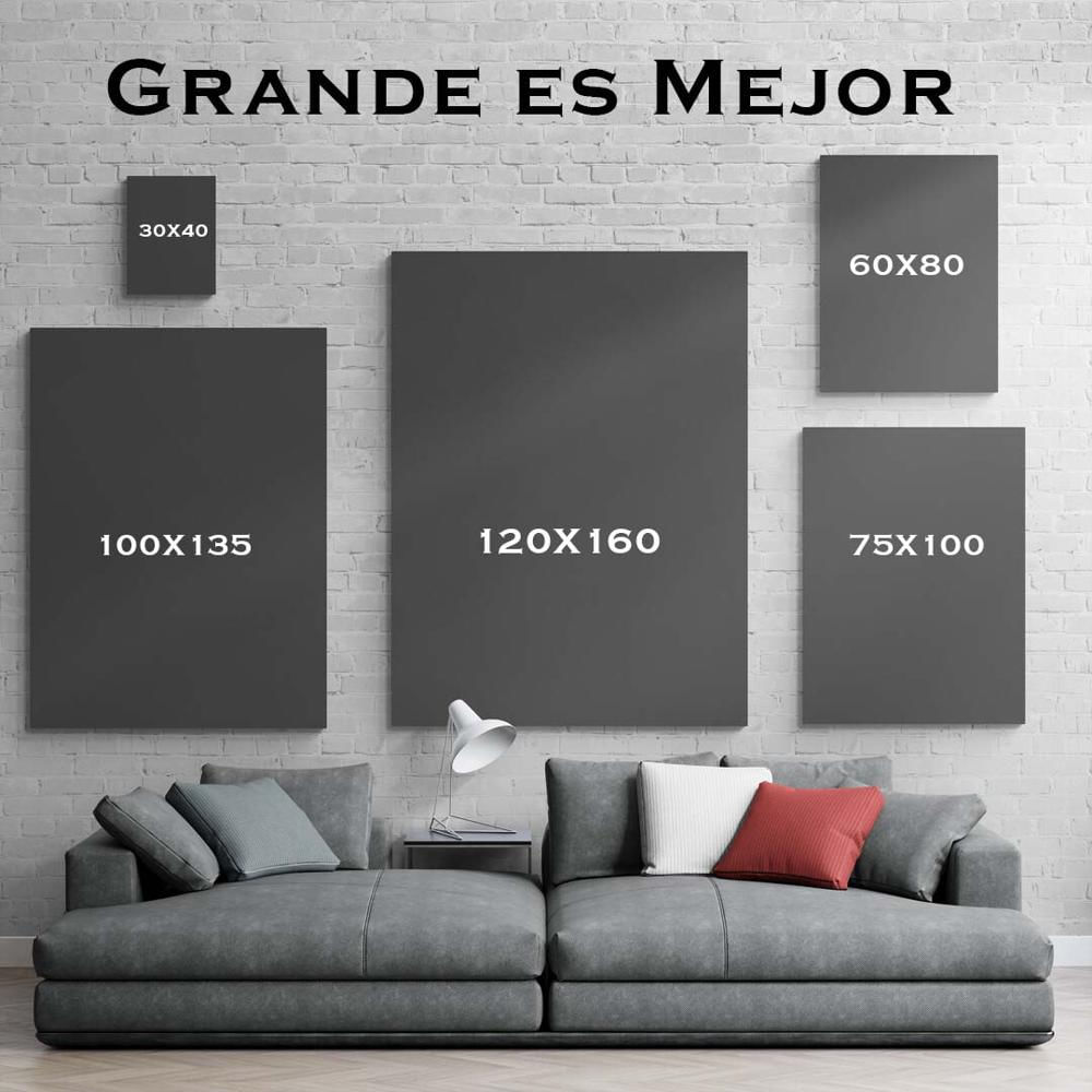 Cuadro Lienzo Para Oficina Abraham Lincoln 01 75X100cm img #2