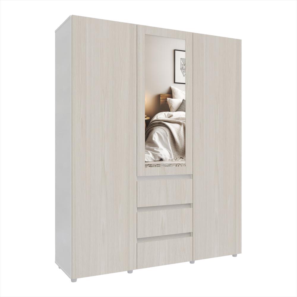Armario Java 160Cm Niebla Blanco