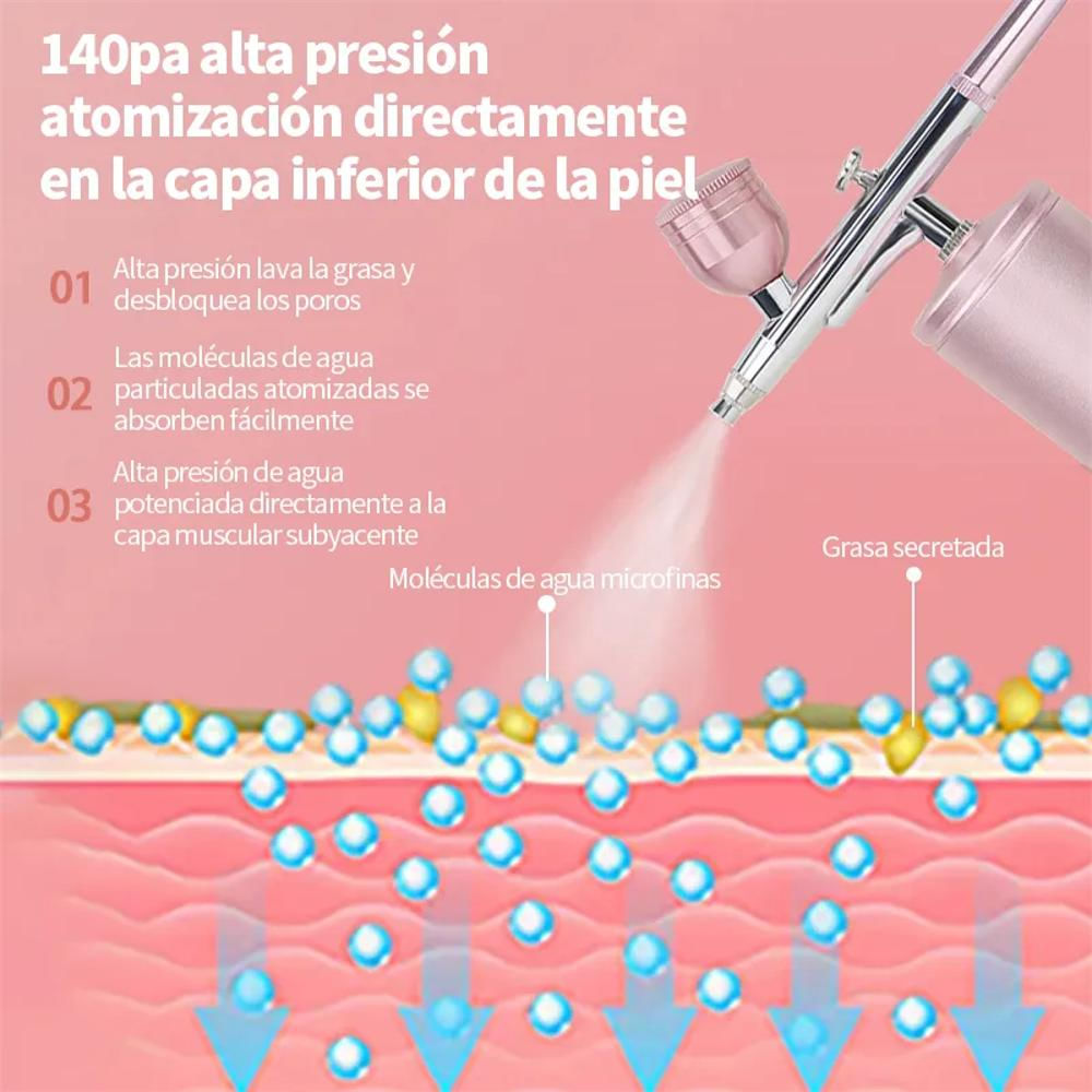 Kit Aerógrafo Mini Compresor Belleza Portátil Eléctrico img #5