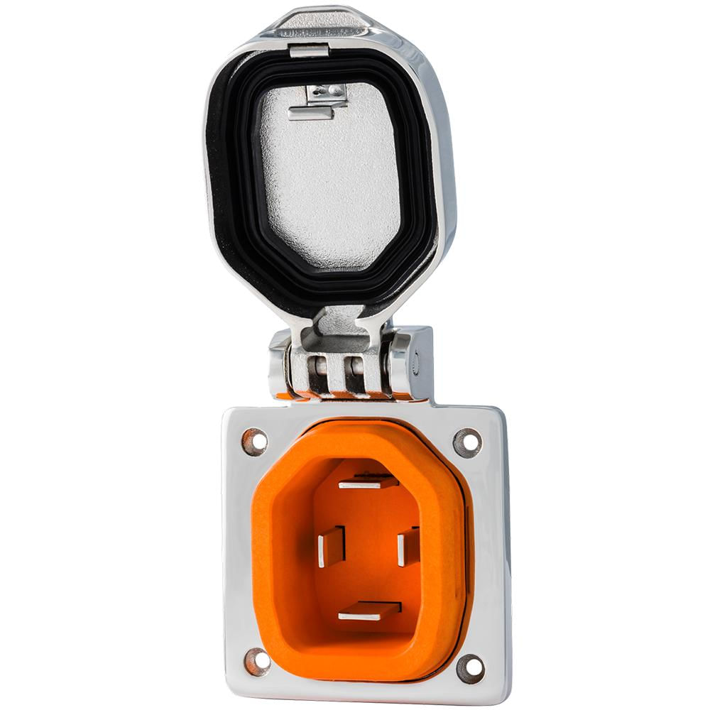Smartplug 50 Amp Boat Rv Inlet Acero Inoxidable img #1