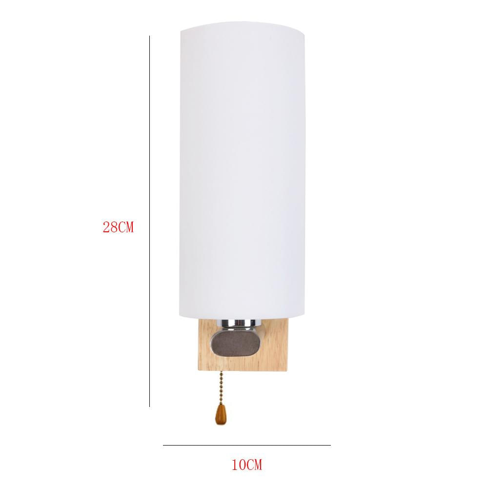 Lámpara De Pared Moderna E27 Base Pared Montada Dormitorio Lámpara De Noche img #3