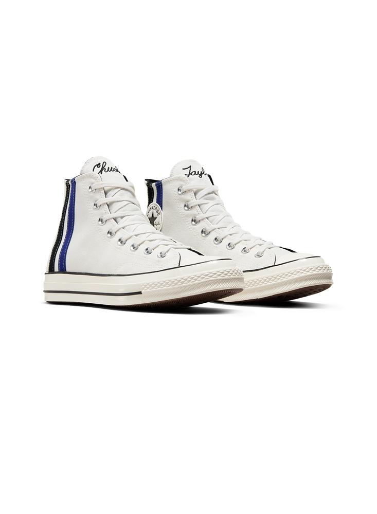 Tenis Converse Botas Chuck 70 Hombre Blanco/Azul img #4