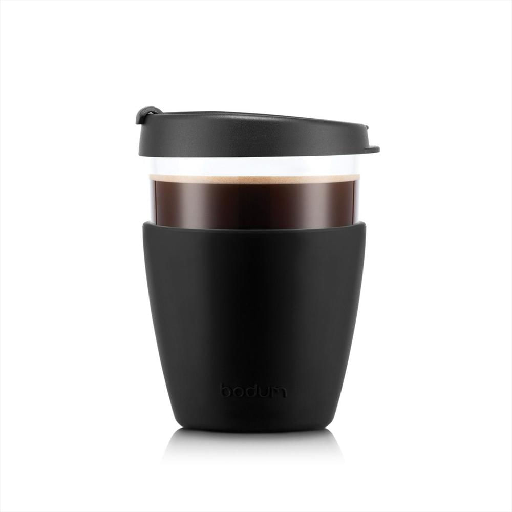 Vaso Térmico De Café Bodum Joycup Glass Negro (400 Ml) img #1