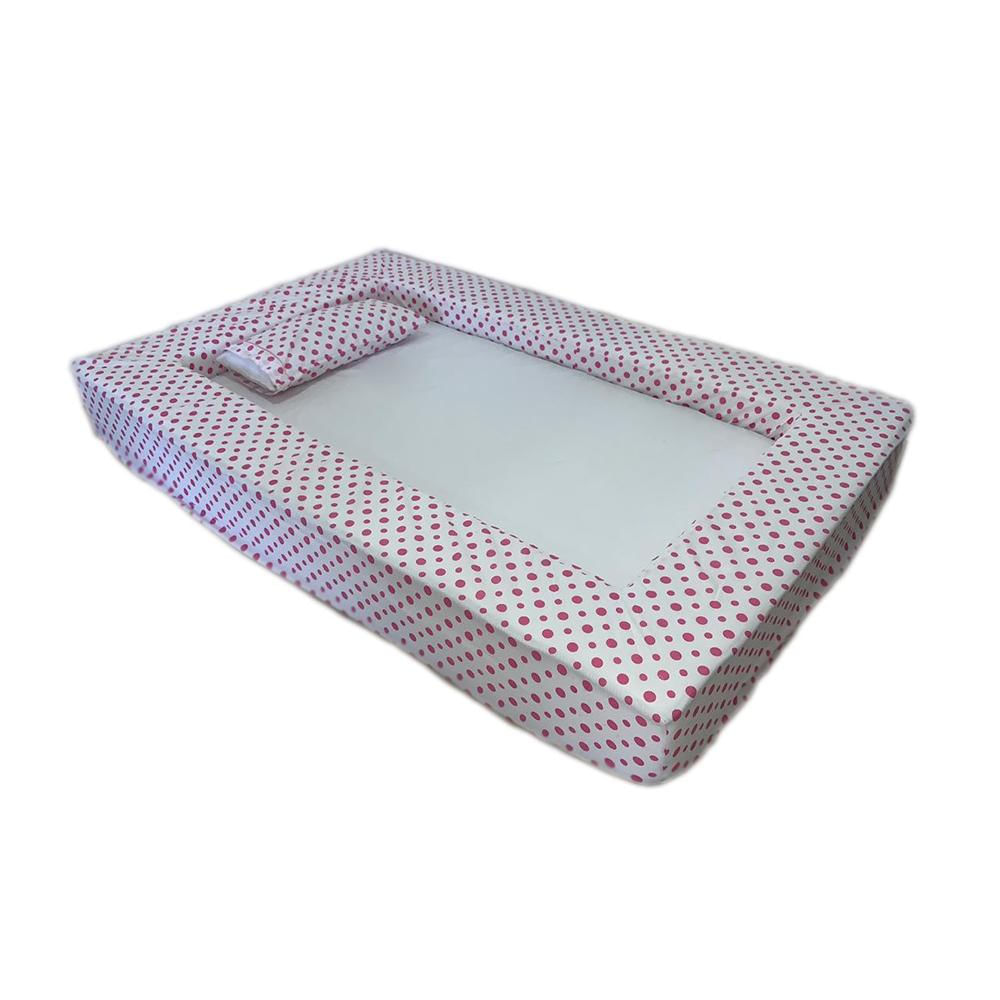 Colchon Baby Safe Bolas Rosadas Lacipe 100X190