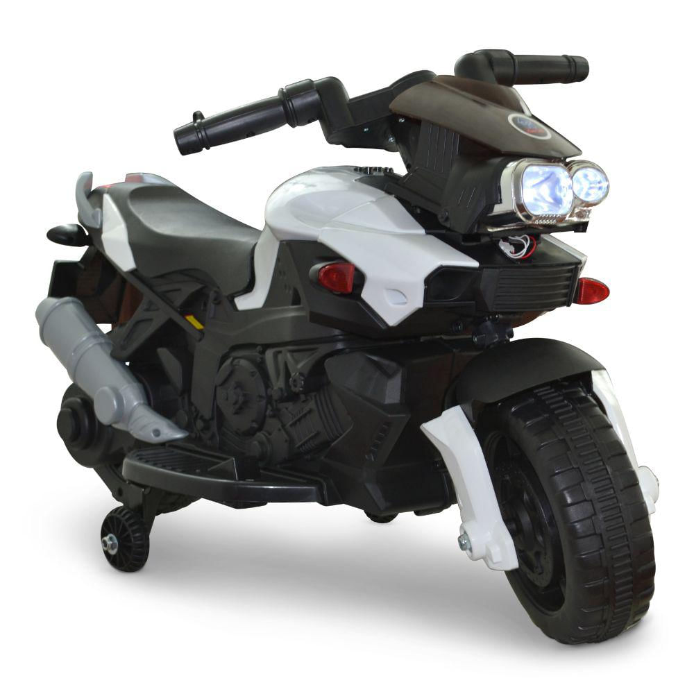 Moto Electrica Montables Niños Carro Bmw Pito Recargable Negro Con Blanco img #3