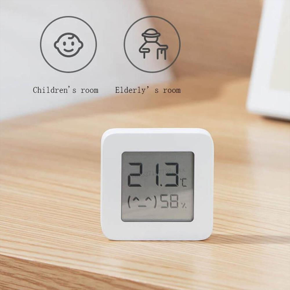 Termohigrometro Digital Xiaomi Bluetooth Termómetro De Humedad 2 Pantalla Led img #3
