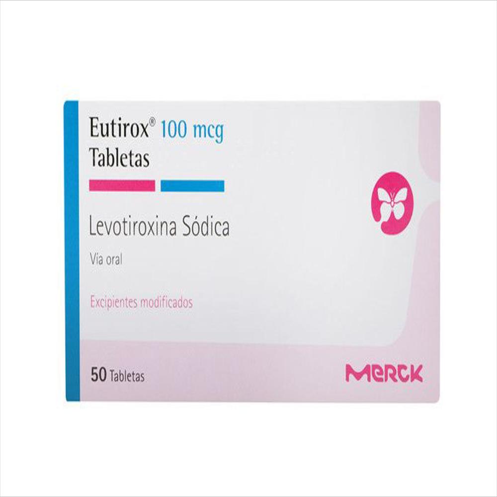Eutirox Levotiroxina Sodica 100Ág Tab Oral Caj 50 Tab 1 U img #1