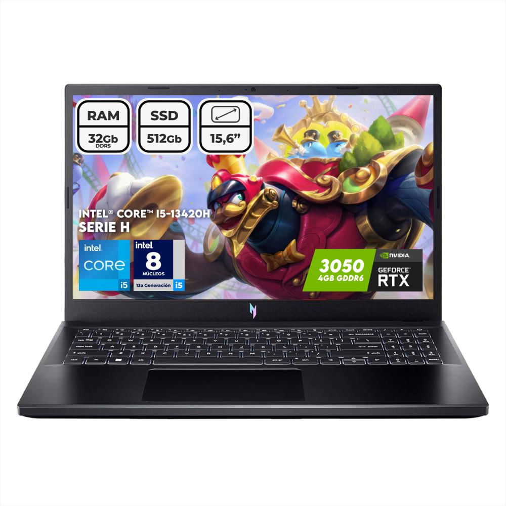Portatil Acer Nitro V15 Intel Core I5 1342H Ram 32Gb Ssd 512Gb