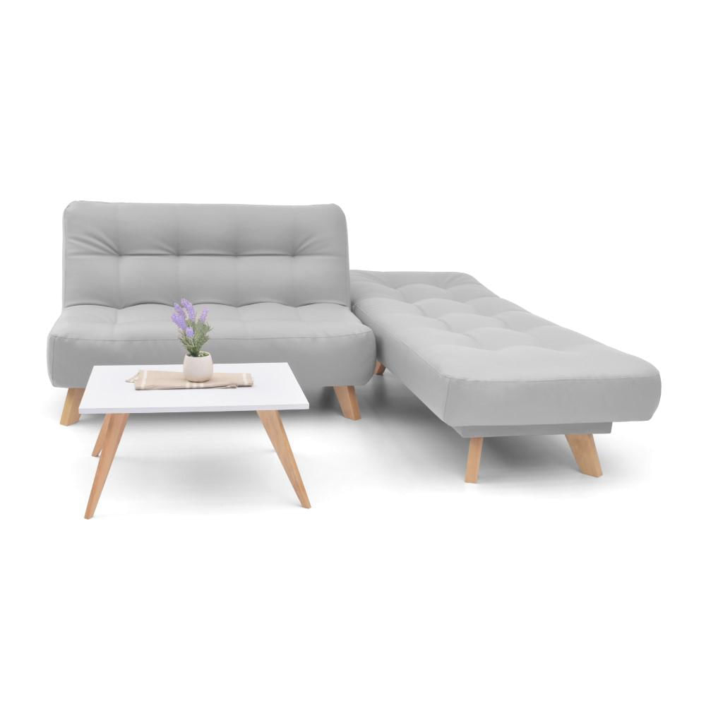 Sala Navara Cuero Sintético Plata img #3