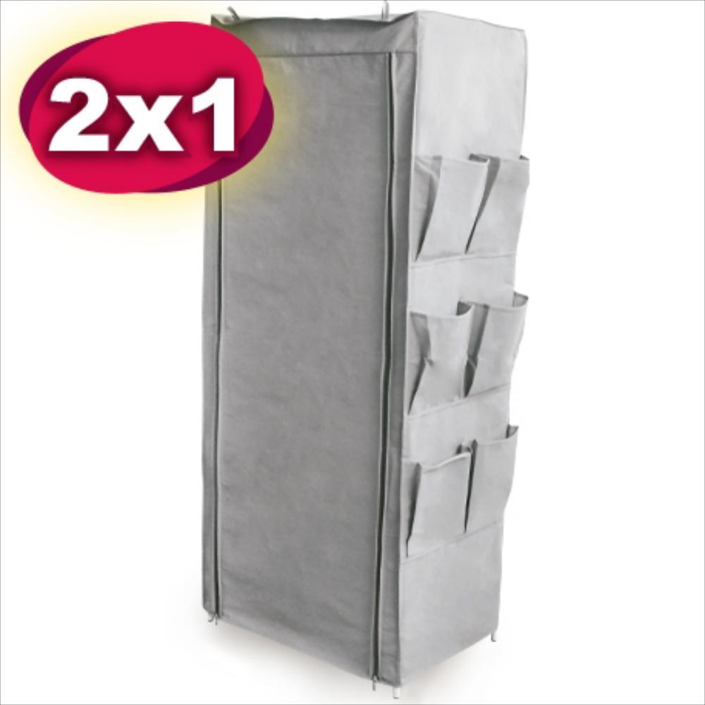 Clóset Portátil De Rejilla Con Funda 2X1 img #1