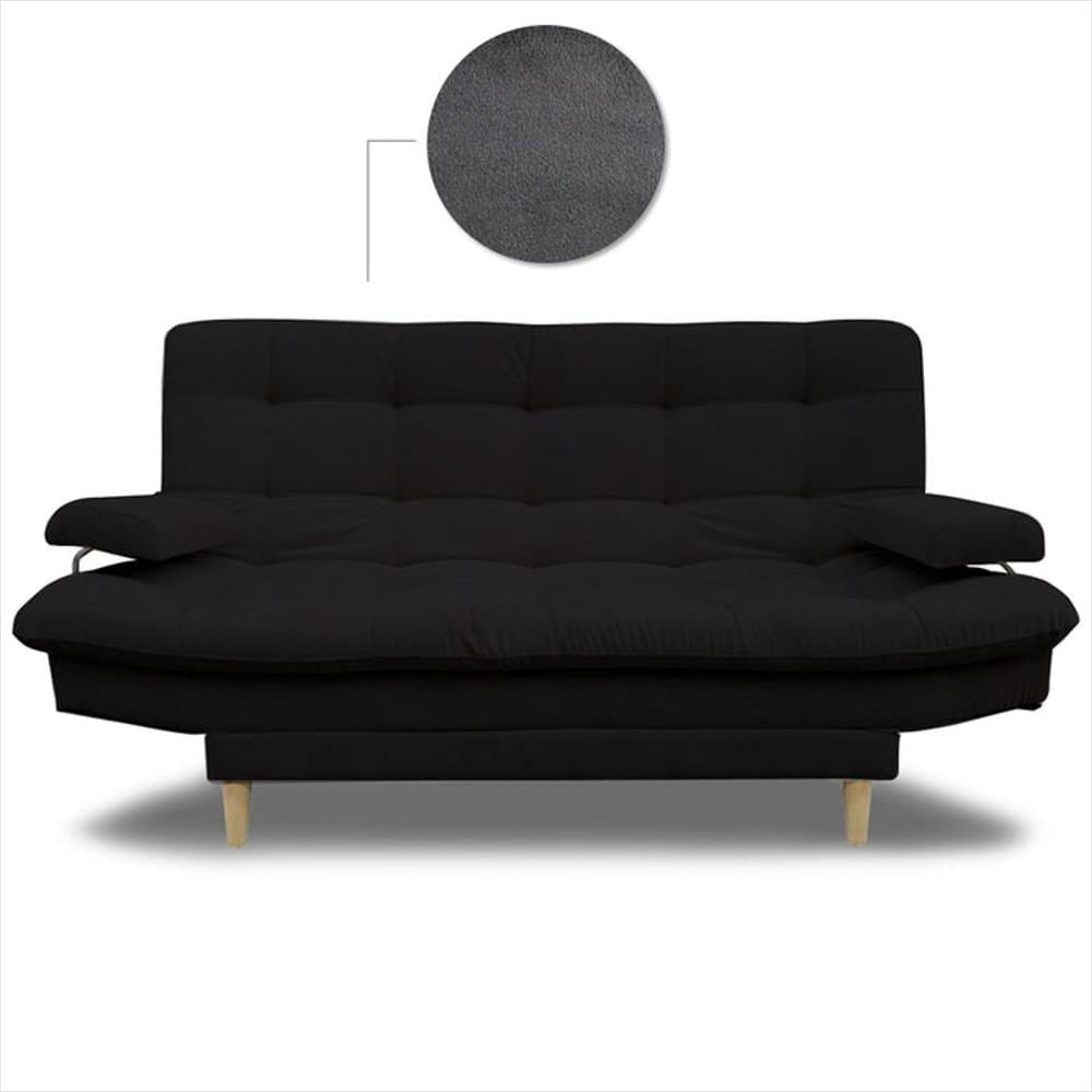 Sofá Cama Con Brazos Muebleo | Microfibra img #5