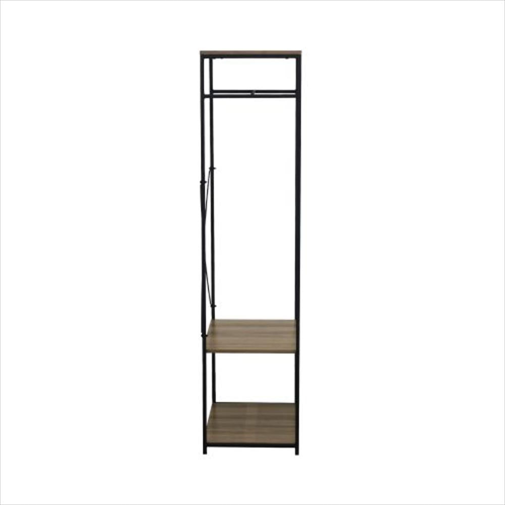 Perchero Metálico Y De Madera Saldaña 48 × 60 × 167 Cm img #2