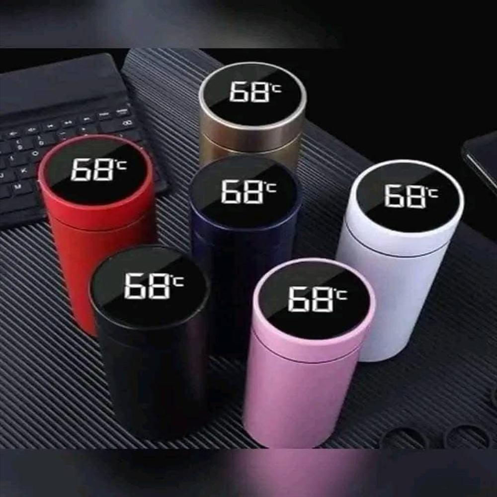 Termo De Acero Inoxidable De 500 Ml Con Pantalla Led De Temperatura img #2
