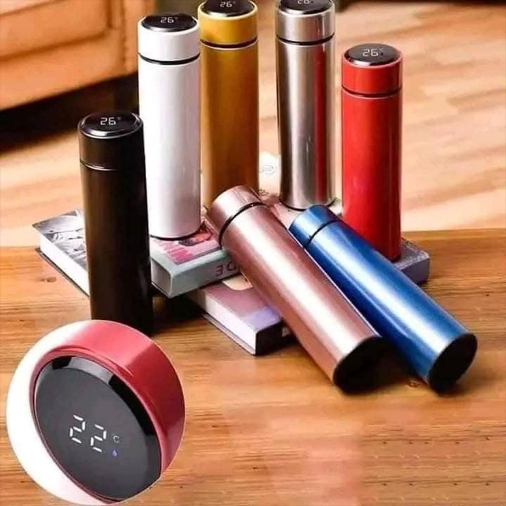 Termo De Acero Inoxidable De 500 Ml Con Pantalla Led De Temperatura img #3