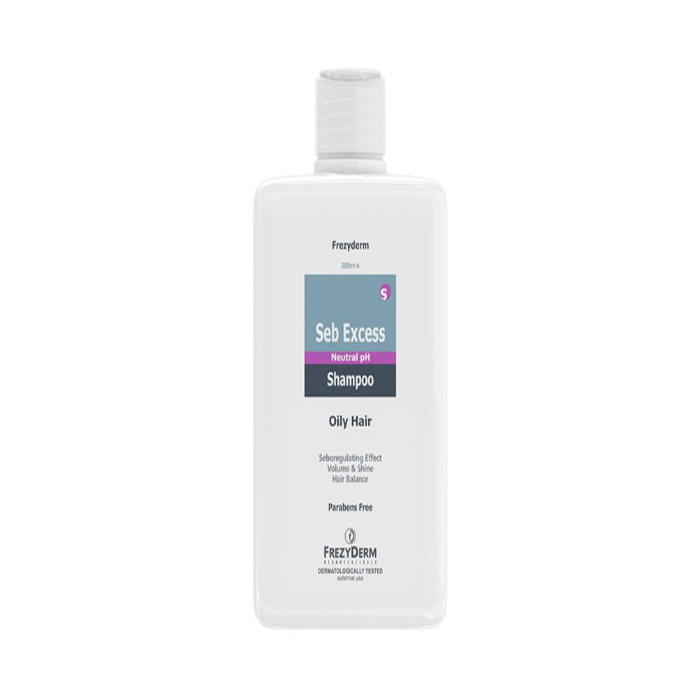 Shampoo Para Cabello Graso Seb Excess Caj 1 Fra 200 Ml