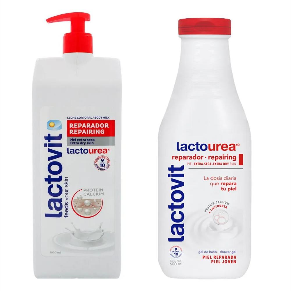 Crema Corporal Lactovit Y Gel Baño Kit