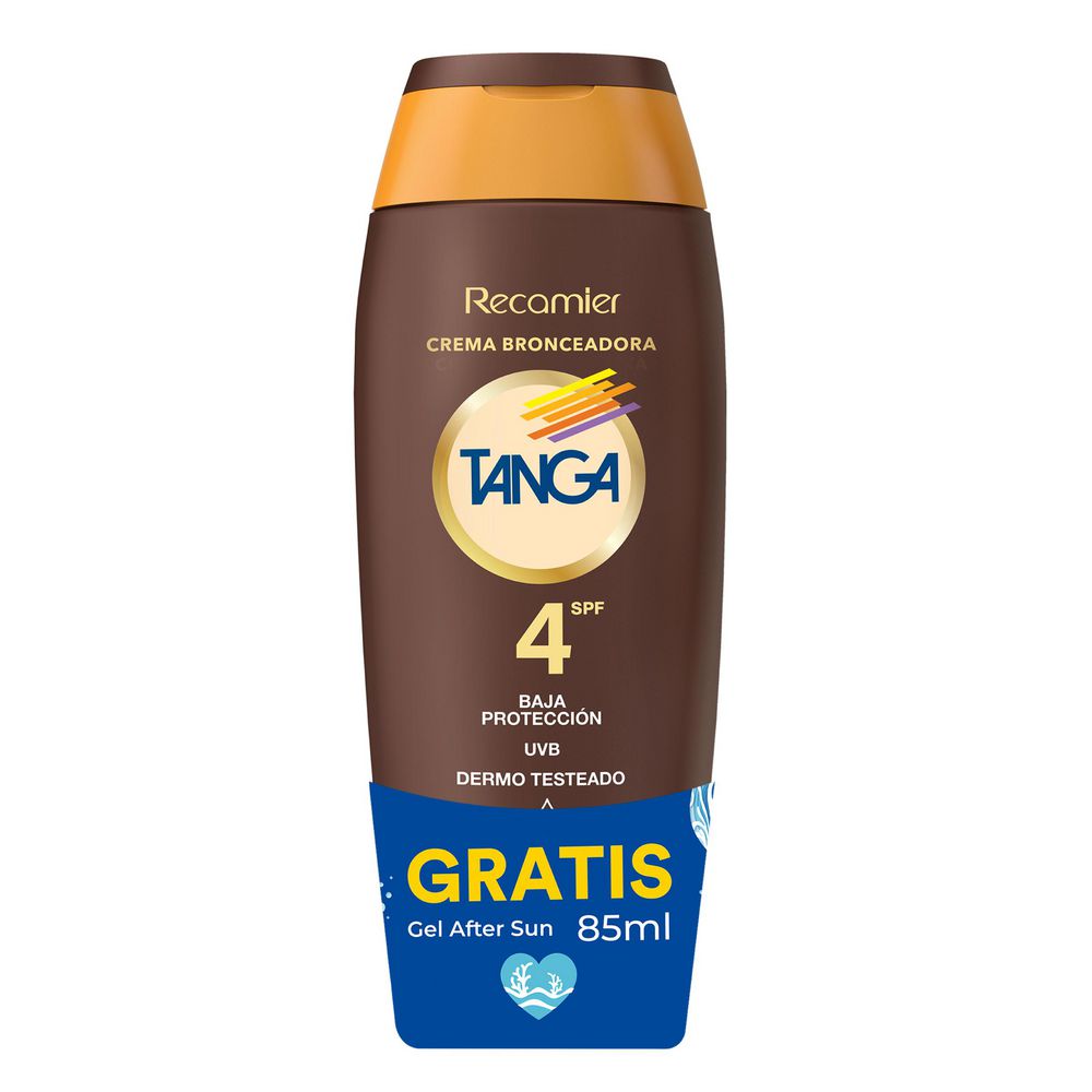 Bronceador TANGA en crema FPS4 + gel after sun (220  ml)