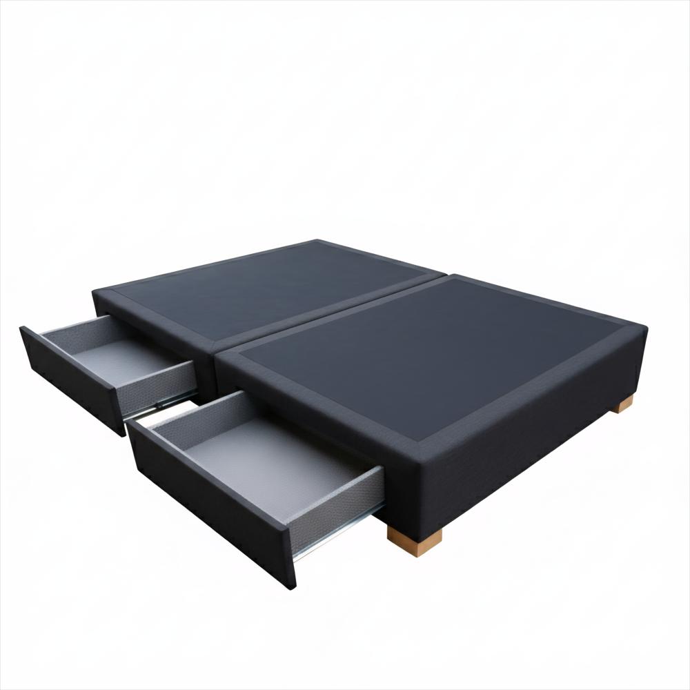 Basecama Con 2 Cajones 140 Dividida Doble img #1