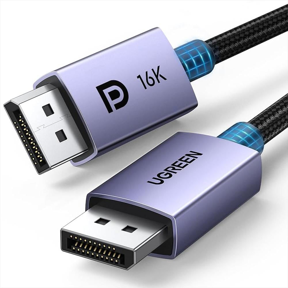 Cable Ugreen Displayport 2.1 40Gbps 8K 240Hz 3M Hdr Freesync G Sync img #1