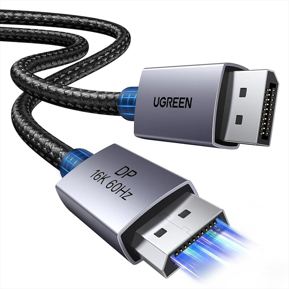 Cable Ugreen Displayport 2.1 16K 80Gbps 8K 240Hz 4K 480Hz Hdr Freesync G Sync 2 Metros img #1