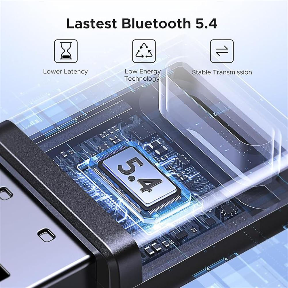 Adaptador Bluetooth 5.4 Ugreen Usb Para Pc Dongle Receptor Windows 11 10 8.1 img #2