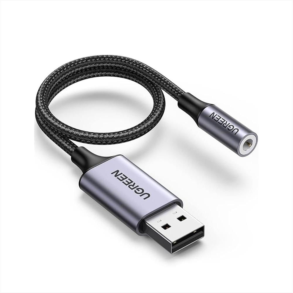 Ugreen Usb A 3.5Mm Jack Adaptador Audio Dac Soporte Micrófono 24Bit 96Khz Para Pc Mac Ps5 Ps4 Switch img #4