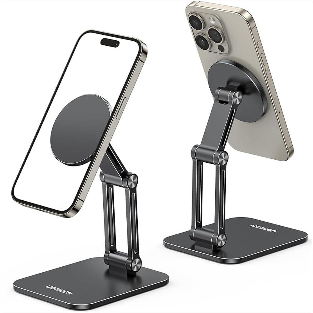 Soporte Magnético Ugreen Para Iphone Con Magsafe Ajustable Y Ergonómico Negro img #1