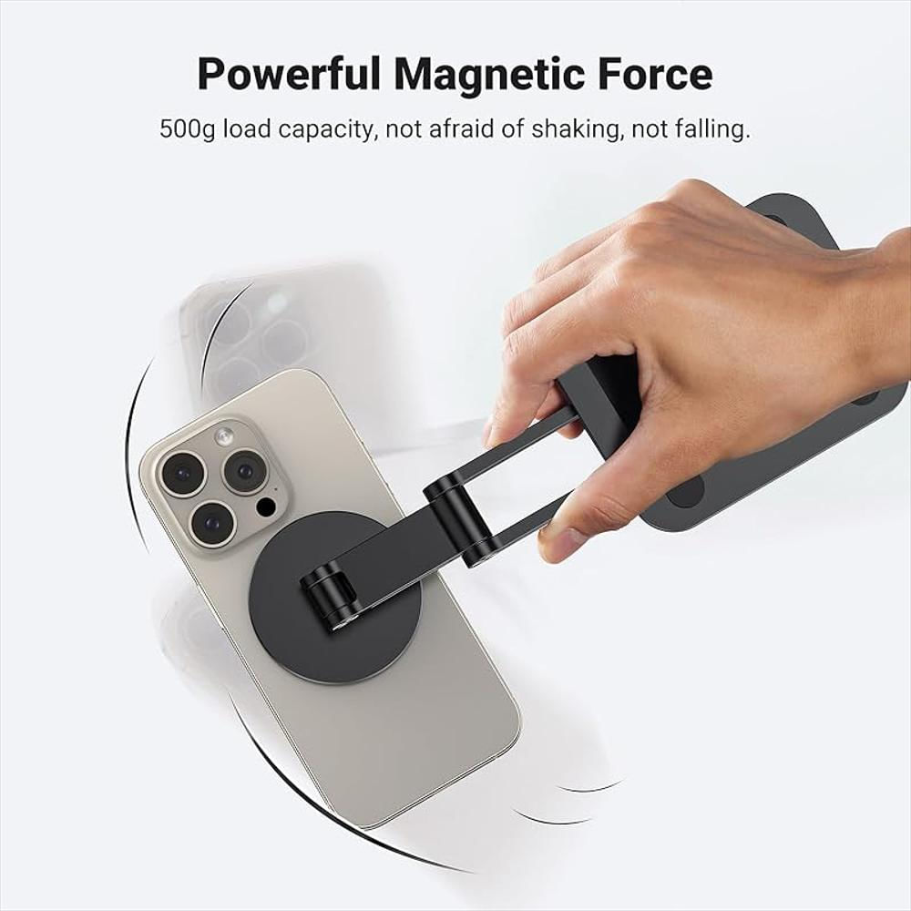 Soporte Magnético Ugreen Para Iphone Con Magsafe Ajustable Y Ergonómico Negro img #2