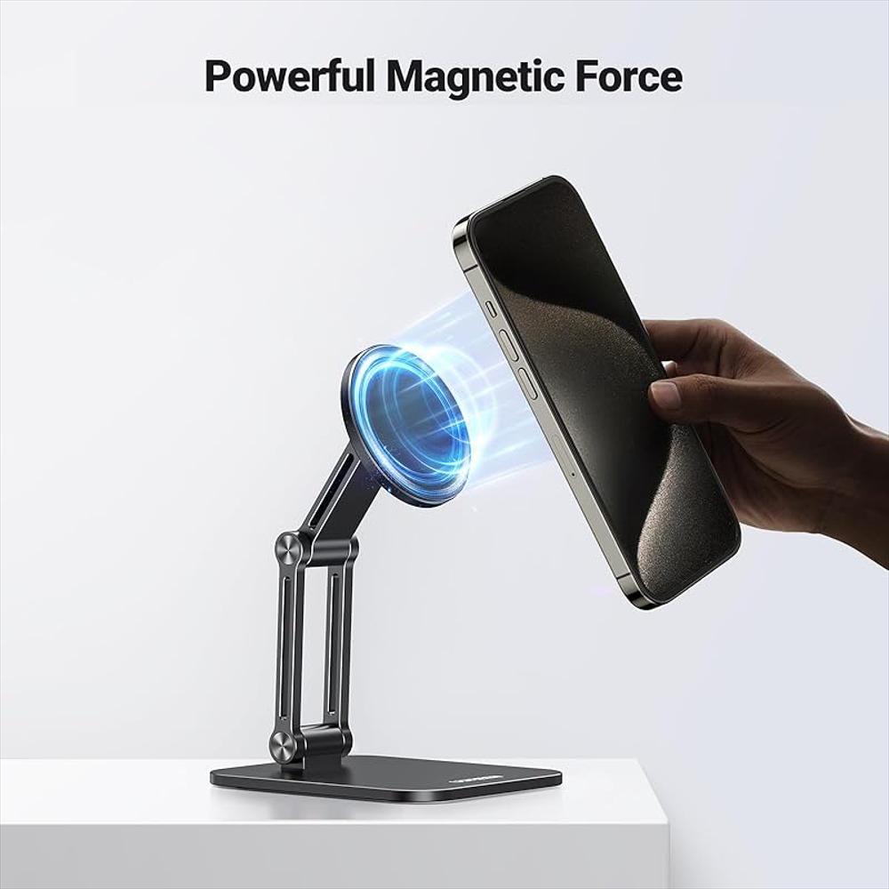 Soporte Magnético Ugreen Para Iphone Con Magsafe Ajustable Y Ergonómico Negro img #3