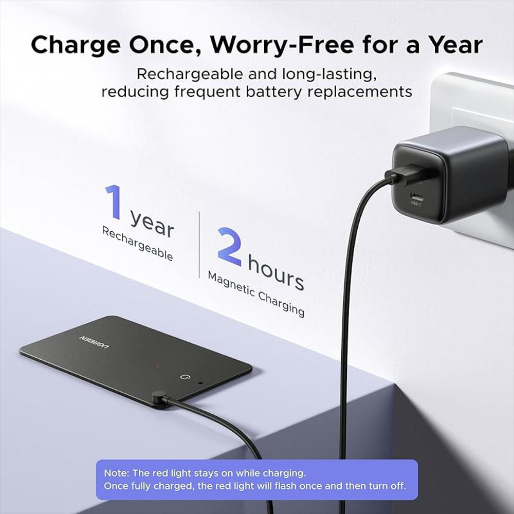 Ugreen Finetrack Slim S Rastreador Bluetooth Ultra Delgado Ip68 Resistente Agua Para Samsung Smartthings img #4